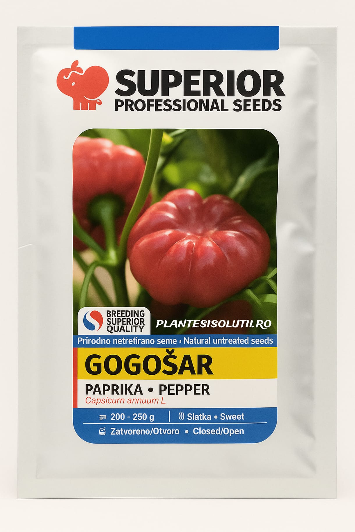 Semințe Ardei Gogoșar Zeleni Rotund Semințe Ardei Gogoșar Zeleni Rotund