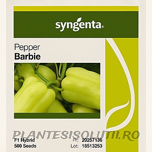 Seminte Ardei BARBIE F1, Syngenta - 500 seminte