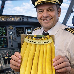 Fasole pitică, cu pastaia lata Capitano, 100g