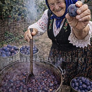 Prun Anna Spath (Annaspath), radacina ambalata