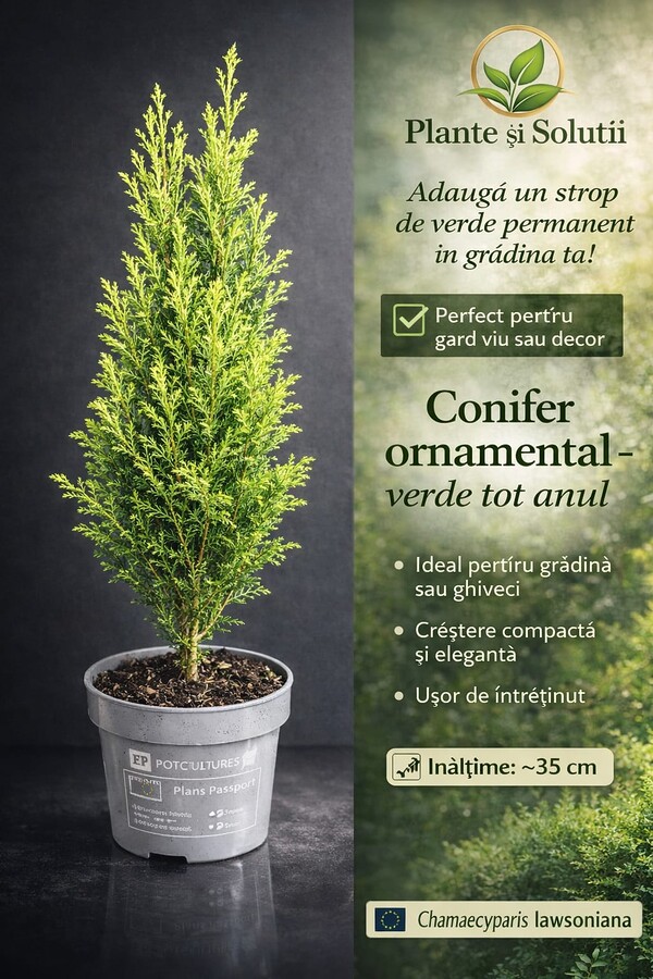 Chiparos  Leyland  "lawsoniana" - la ghiveci